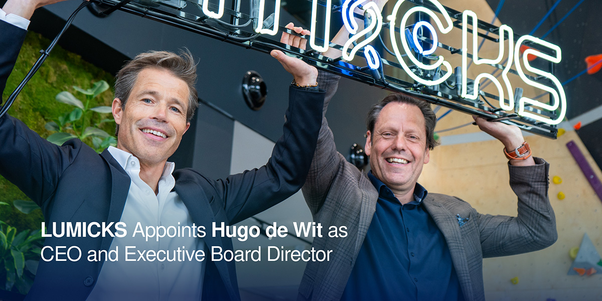 New CEO Hugo De Wit